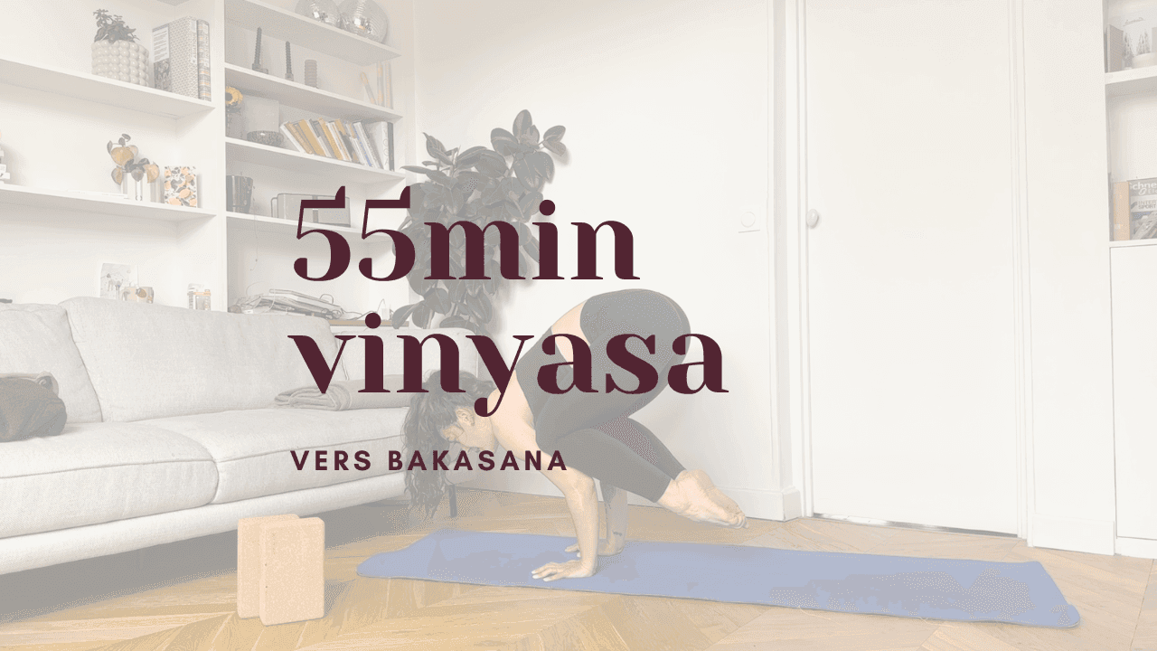 55min - vinyasa // vers le corbeau bakasana