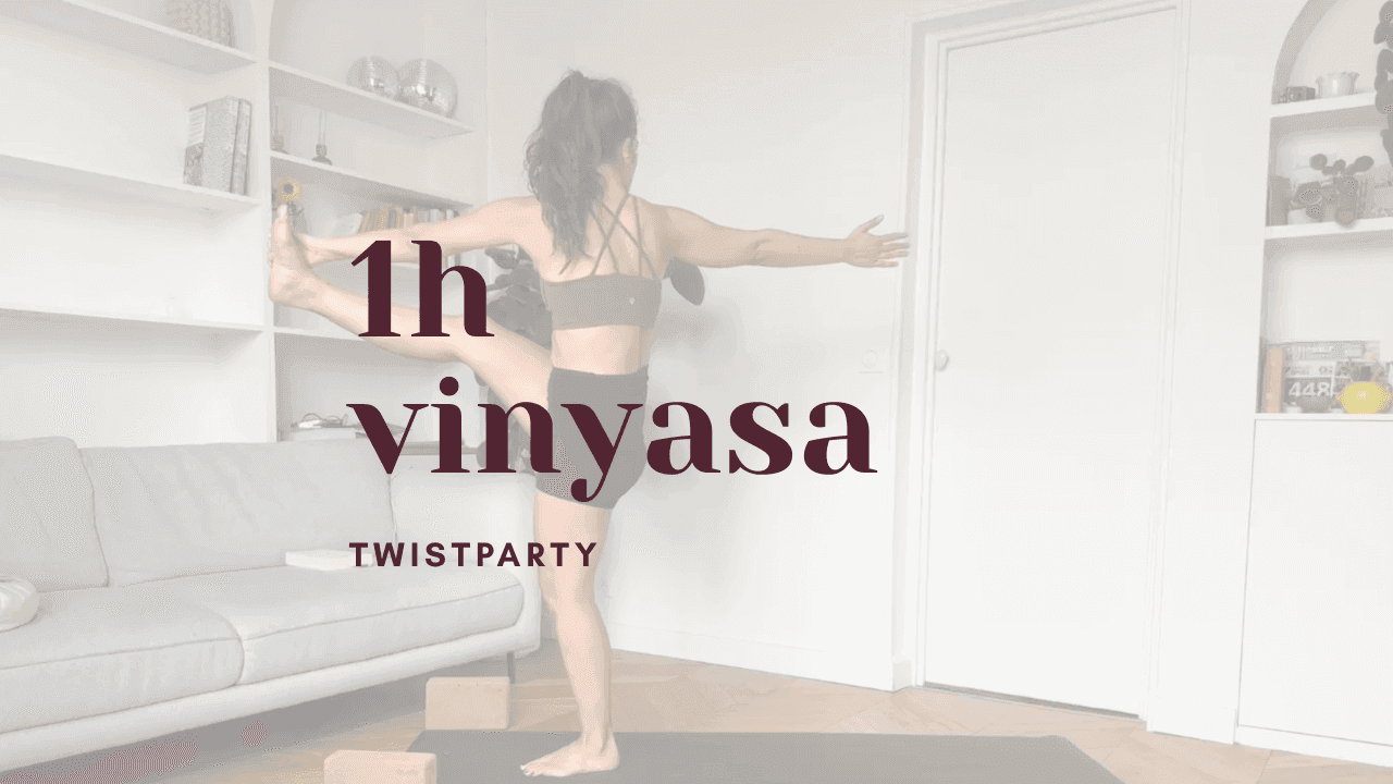 1h - yoga vinyasa // twist party